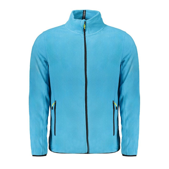 Light Blue Polyester Men Sweater Light Blue Polyester Men Sweater