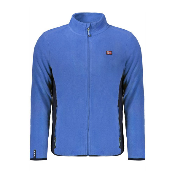 Blue Polyester Men Sweater NO-31943 Blue Polyester Men Sweater NO-31943