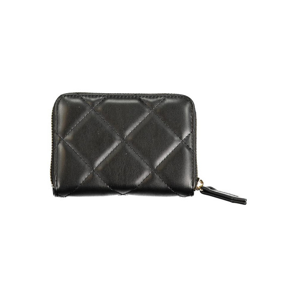 Mario Valentino Black Polyethylene Wallet VA-29943 Mario Valentino Black Polyethylene Wallet VA-29943
