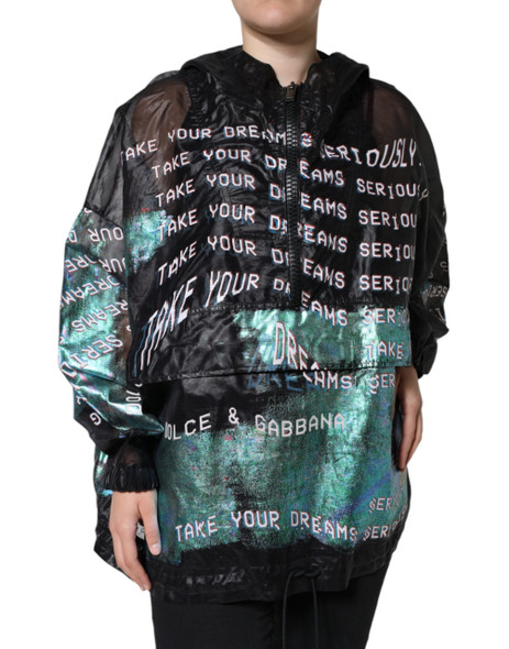 Dolce & Gabbana Multicolor Print Hooded Sweatshirt Sweater Dolce & Gabbana Multicolor Print Hooded Sweatshirt Sweater