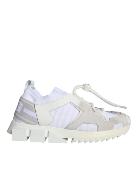 White Mesh Sorrento Trekking Sneakers Shoes White Mesh Sorrento Trekking Sneakers Shoes