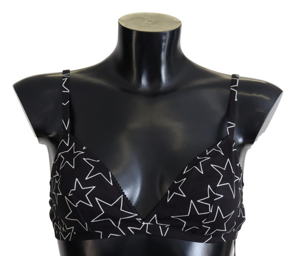 Black Millennials Star Non Wire Cotton Bra Underwear Black Millennials Star Non Wire Cotton Bra Underwear