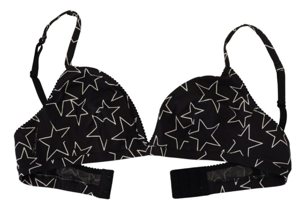 Black Millennials Star Non Wire Cotton Bra Underwear Black Millennials Star Non Wire Cotton Bra Underwear