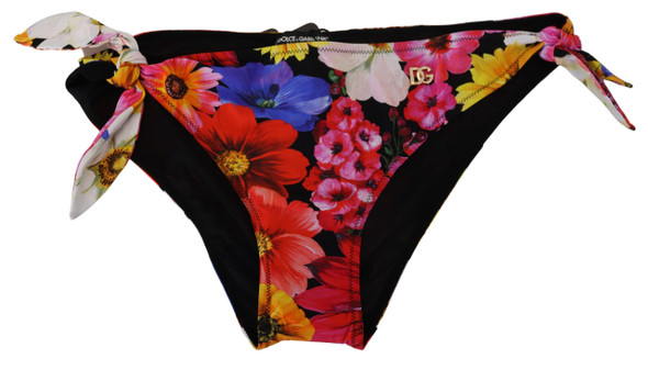Black Floral Print Swimsuit Bikini Bottom Swimwear BIK1646 Black Floral Print Swimsuit Bikini Bottom Swimwear BIK1646