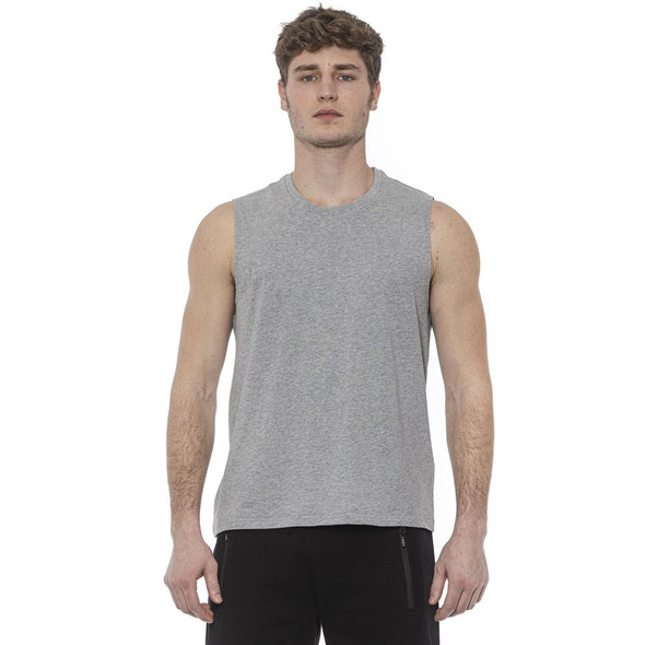 Gray Cotton Men Tank Top Gray Cotton Men Tank Top