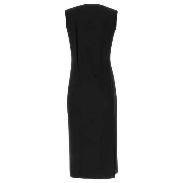 Versace Black Viscose Women Dress Versace Black Viscose Women Dress