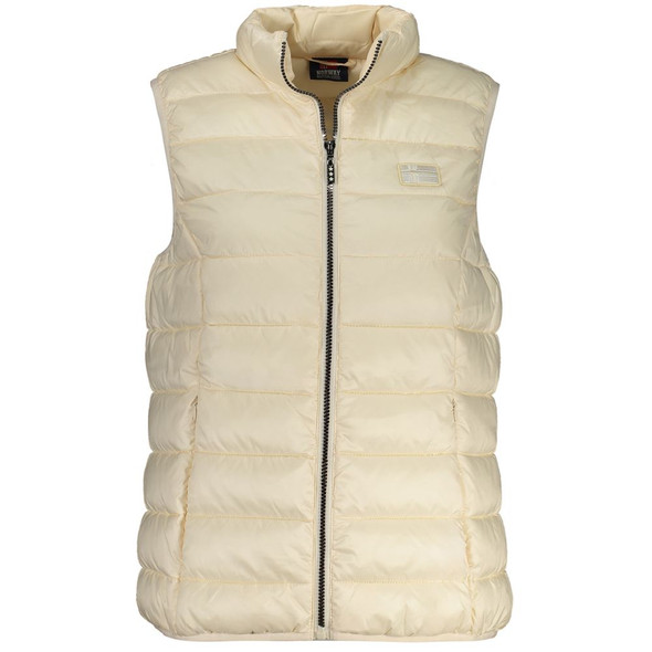 Beige Polyamide Women Jacket NO-32060 Beige Polyamide Women Jacket NO-32060