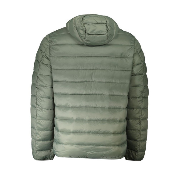 Green Polyamide Men Jacket NO-32068 Green Polyamide Men Jacket NO-32068