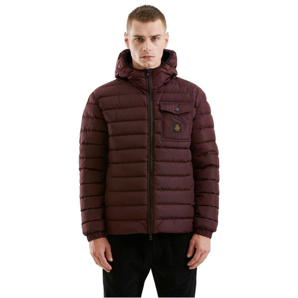 Red Nylon Men Jacket RE-13973 Red Nylon Men Jacket RE-13973