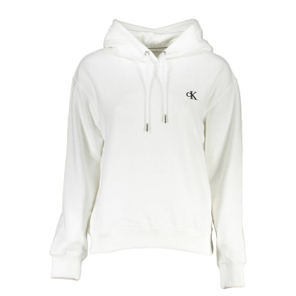 Calvin Klein White Cotton Sweater CA-26219 Calvin Klein White Cotton Sweater CA-26219