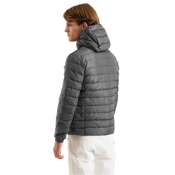 Gray Nylon Men Jacket Gray Nylon Men Jacket