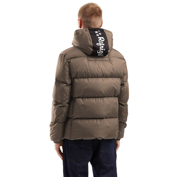 Brown Nylon Men Jacket Brown Nylon Men Jacket