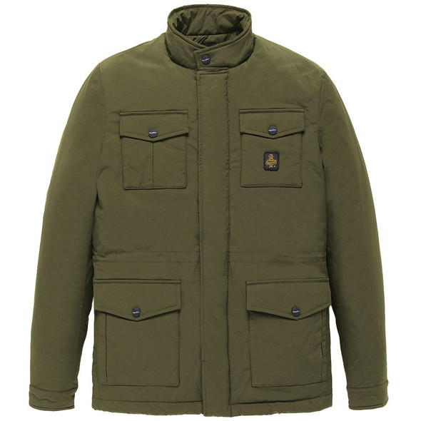 Green Nylon Men Jacket RE-13992 Green Nylon Men Jacket RE-13992