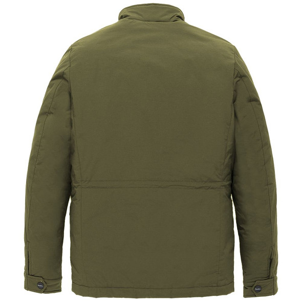 Green Nylon Men Jacket RE-13992 Green Nylon Men Jacket RE-13992