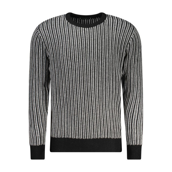 Guess Jeans Black Polyester Sweater Guess Jeans Black Polyester Sweater