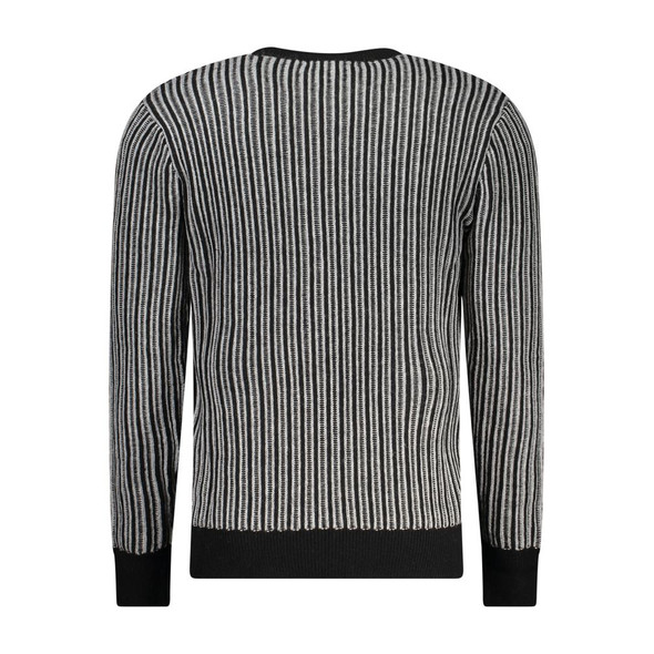 Black Polyester Sweater GU-32096 Black Polyester Sweater GU-32096