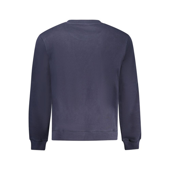 Napapijri Blue Cotton Sweater NA-32121 Napapijri Blue Cotton Sweater NA-32121