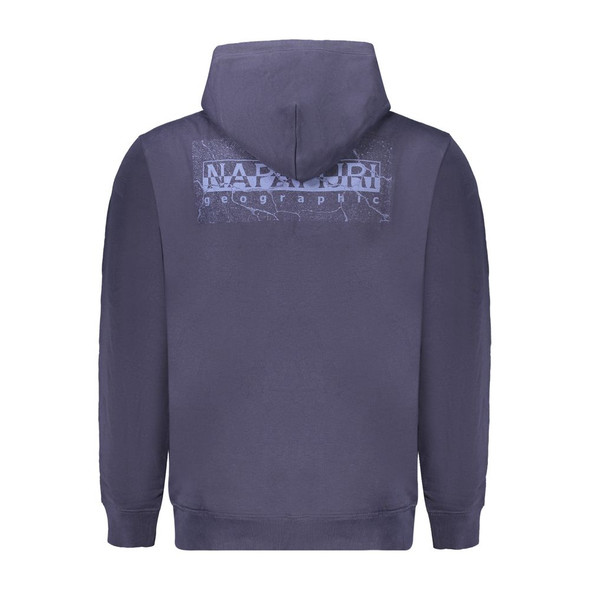 Napapijri Blue Cotton Sweater NA-32149 Napapijri Blue Cotton Sweater NA-32149