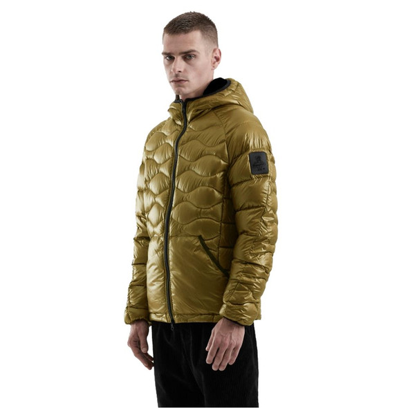 Yellow Nylon Men Jacket RE-14004 Yellow Nylon Men Jacket RE-14004