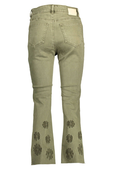 Desigual Green Cotton Women Jeans Desigual Green Cotton Women Jeans