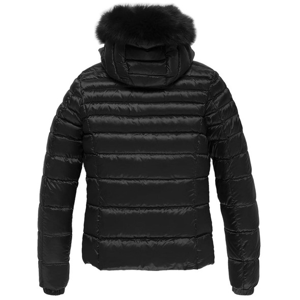 Black Nylon Women Jacket RE-14053 Black Nylon Women Jacket RE-14053