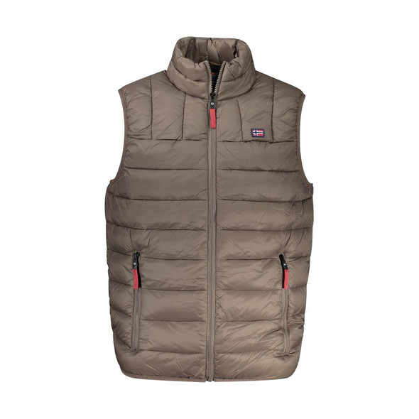 Brown Polyamide Jacket NO-32288 Brown Polyamide Jacket NO-32288