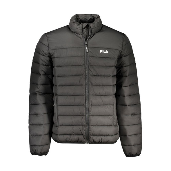 Black Polyester Jacket FI-32307 Black Polyester Jacket FI-32307