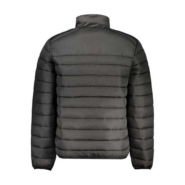 Black Polyester Jacket FI-32307 Black Polyester Jacket FI-32307