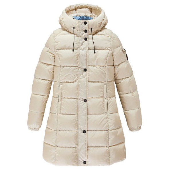 White Nylon Jackets & Coat RE-14060 White Nylon Jackets & Coat RE-14060