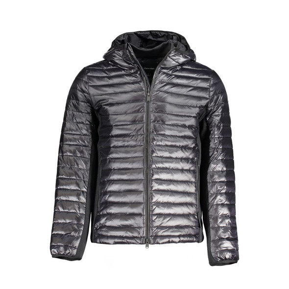 Black Nylon Jacket CA-32316 Black Nylon Jacket CA-32316
