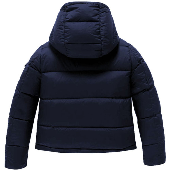 Blue Polyester Jackets & Coat RE-14071 Blue Polyester Jackets & Coat RE-14071