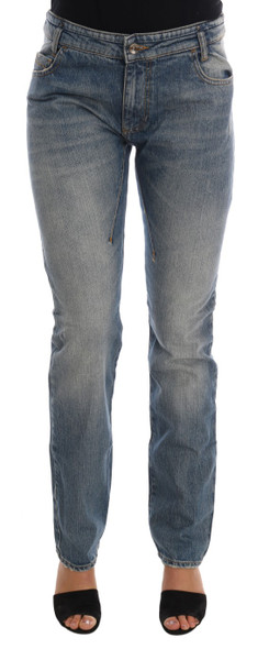 Blue Cotton Stretch Denim Jeans Blue Cotton Stretch Denim Jeans
