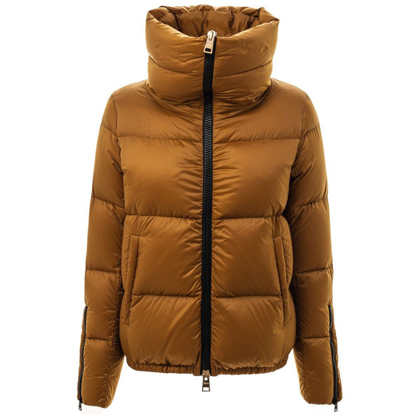 Herno Yellow Polyamide Jackets & Coat HE-7483669 Herno Yellow Polyamide Jackets & Coat HE-7483669