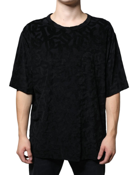 Black DG Mania Logo Print T-shirt Black DG Mania Logo Print T-shirt