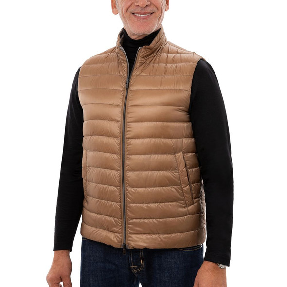Brown Polyamide Sleveless Jacket Brown Polyamide Sleveless Jacket