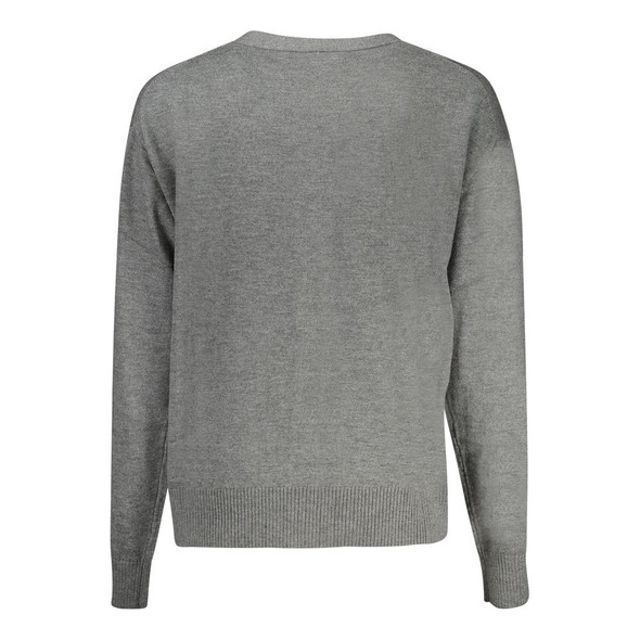 Guess Jeans Gray Polyester Sweater Guess Jeans Gray Polyester Sweater