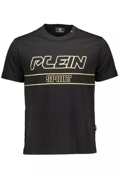 Plein Sport Black Cotton Men T-Shirt Plein Sport Black Cotton Men T-Shirt