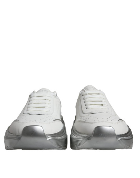 White Silver Daymaster Low Top Sneakers Shoes White Silver Daymaster Low Top Sneakers Shoes
