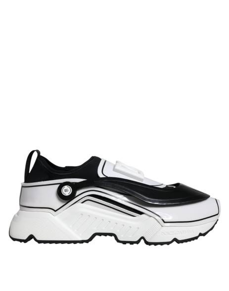 White Black Logo Plaque Daymaster Sneakers Shoes White Black Logo Plaque Daymaster Sneakers Shoes