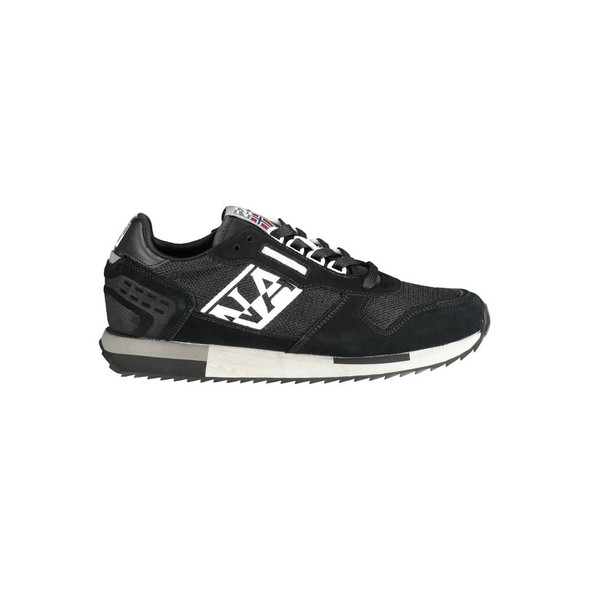 Black Leather Men Sneaker NA-11434-FBB-278 Black Leather Men Sneaker NA-11434-FBB-278