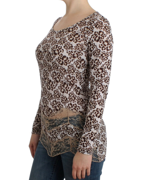 Brown longsleeved lace top Brown longsleeved lace top