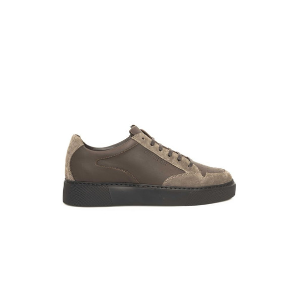 Beige Leather Men Sneaker Beige Leather Men Sneaker