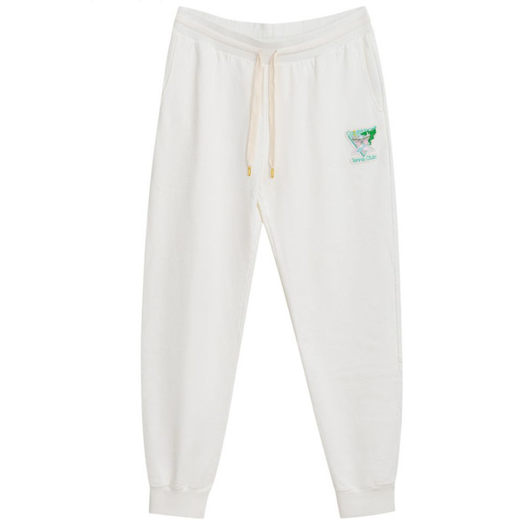White Cotton Athletic Pant White Cotton Athletic Pant