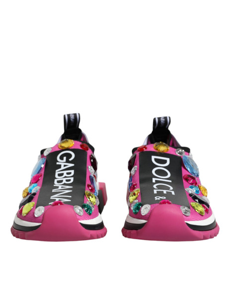 Pink Sorrento Crystals Low Top Sneakers Shoes LA12182 Pink Sorrento Crystals Low Top Sneakers Shoes LA12182