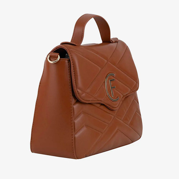 Brown Artificial Leather Women Crossbody Bag Brown Artificial Leather Women Crossbody Bag