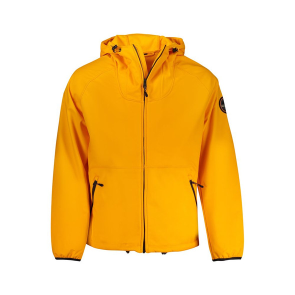 Orange Polyester Men Jacket Orange Polyester Men Jacket