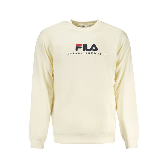 Fila Beige Cotton Men Sweater Fila Beige Cotton Men Sweater
