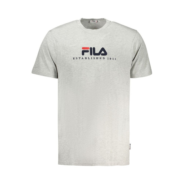 Gray Cotton Men T-Shirt FI-32495 Gray Cotton Men T-Shirt FI-32495
