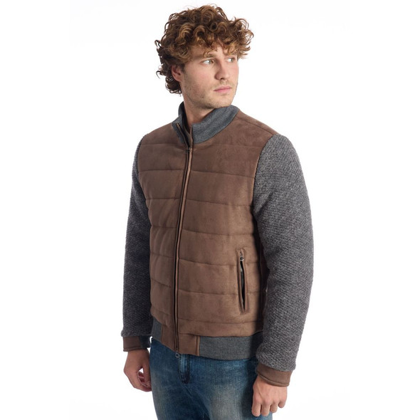 Brown Wool Men Jacket Brown Wool Men Jacket