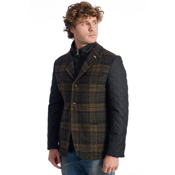 Brown Wool Men's Jacket Brown Wool Men's Jacket